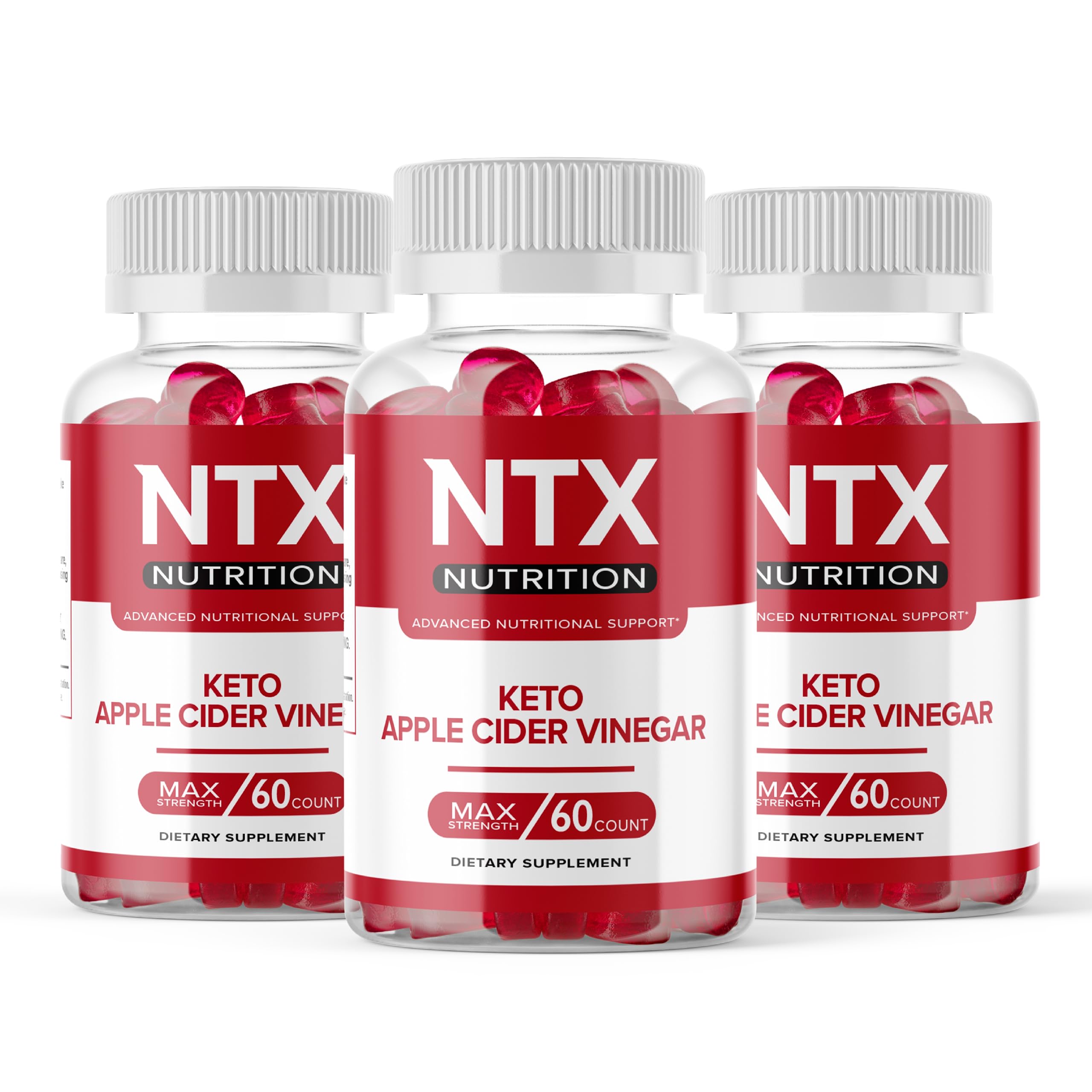 NTX Keto BHB ACV Gummies For Weight Loss 180 Gummies Fit Formula