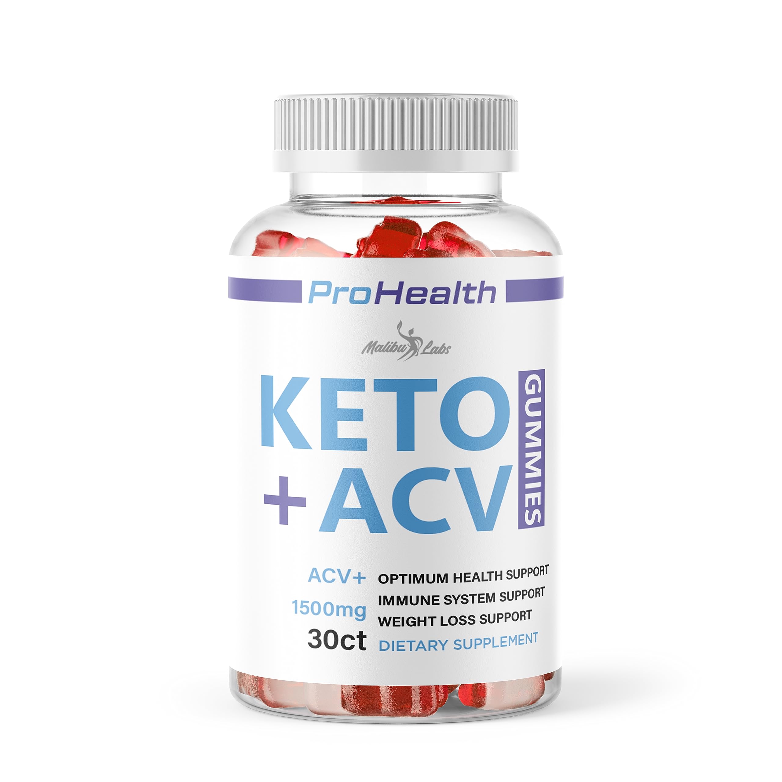 Prohealth Keto ACV Gummies - 1500mg Once a Day Keto - Premium Apple ...