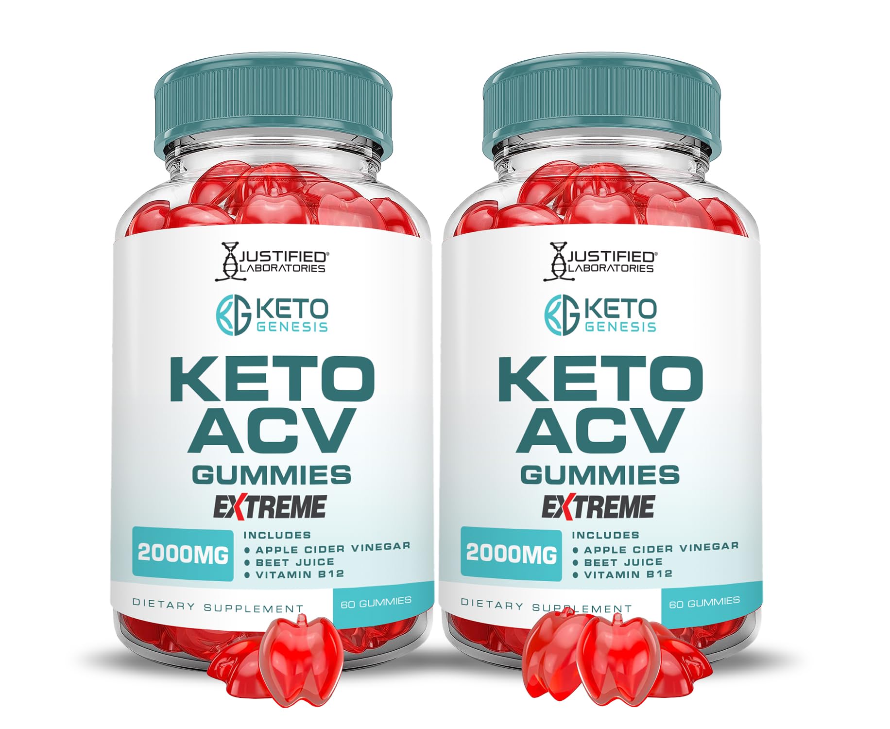 (2 Pack) Keto ACV Gummies Extreme 2000MG - Fit Formula