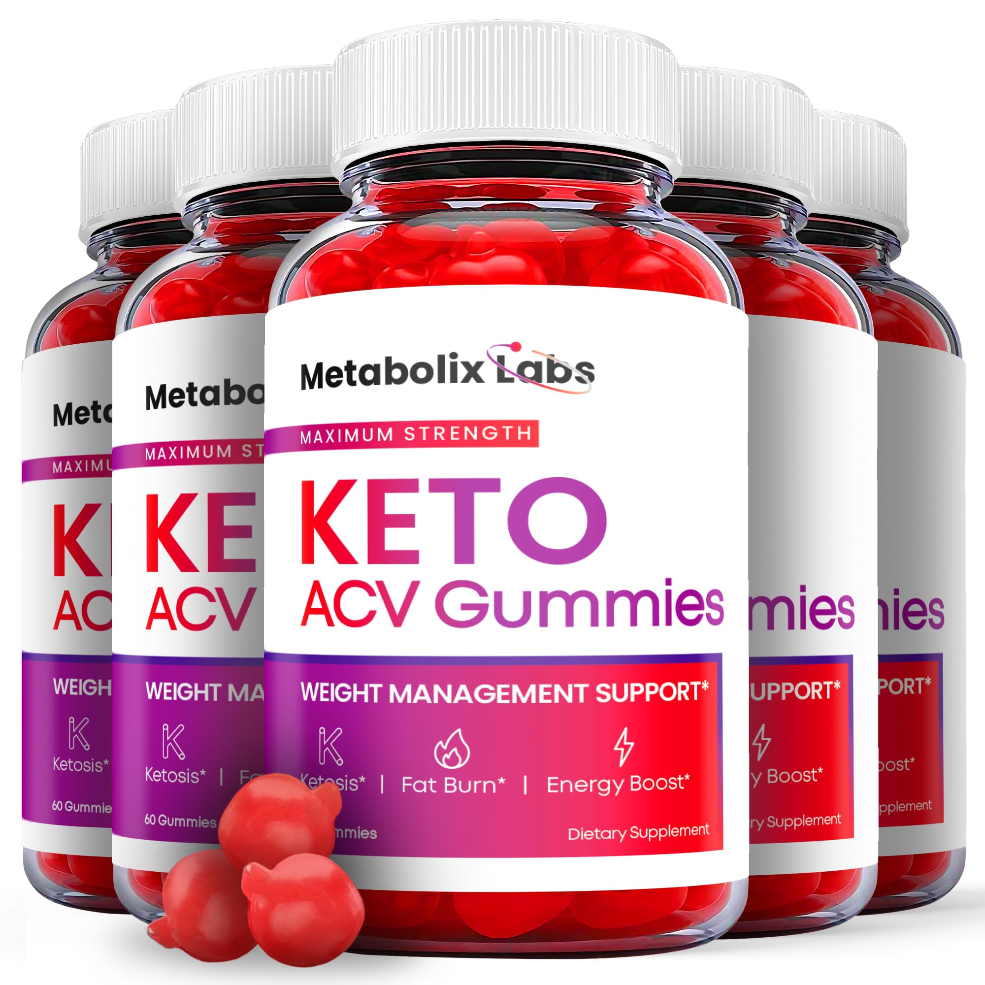 Metabolix Labs Keto ACV Gummies (5 Pack) - Fit Formula