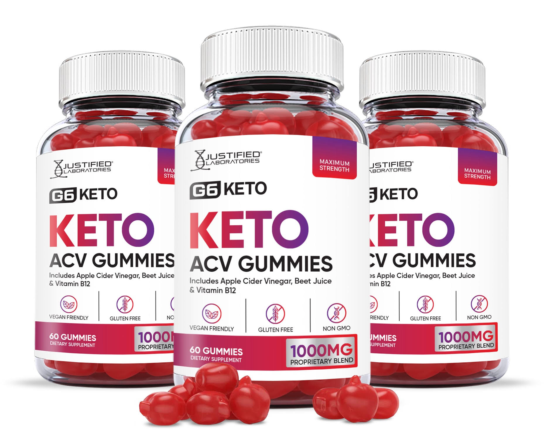 G6 Keto ACV Gummies 1000MG, Buy 2 Get 1 Free - Fit Formula