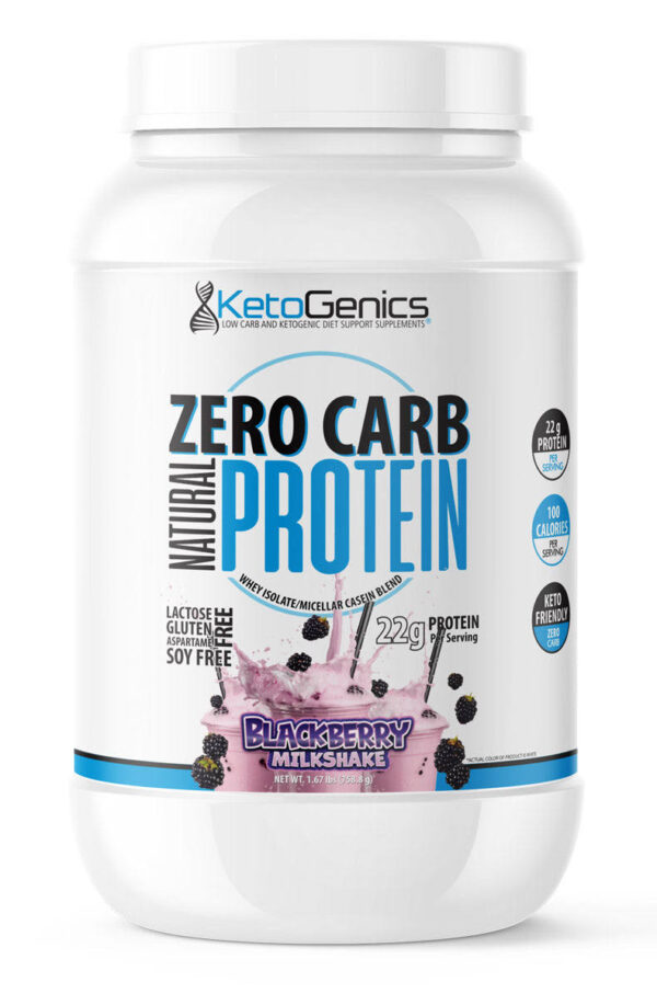 KetoGenics Zero Carb Zero Sugar Keto Protein Powder Fit Formula